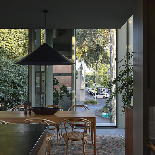 Interior photograph of Six-Ways House by Derek Swalwell