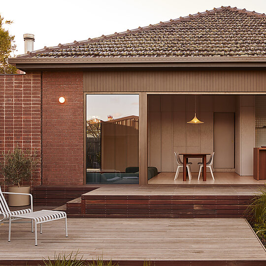 Interior photograph of Smith House by  Martina Gemmola