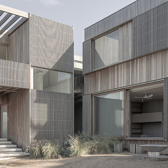 Interior photograph of Bermagui Beach House Landscape Design by Jack Mounsey