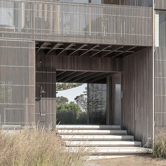 Interior photograph of Bermagui Beach House Landscape Design by Jack Mounsey