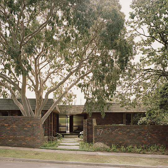 Interior photograph of Mansard House by Rory Gardiner