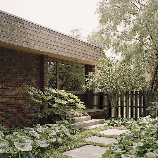 Interior photograph of Mansard House by Rory Gardiner