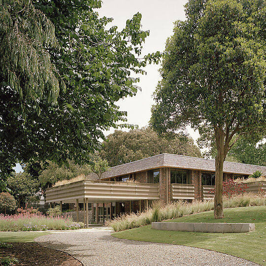 Interior photograph of Mansard House by Rory Gardiner