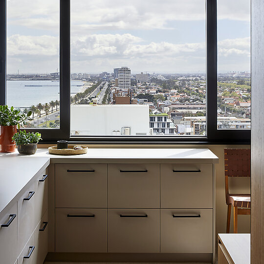 Interior photograph of Beaconsfield Parade Accessible Apartment by tatjana plitt