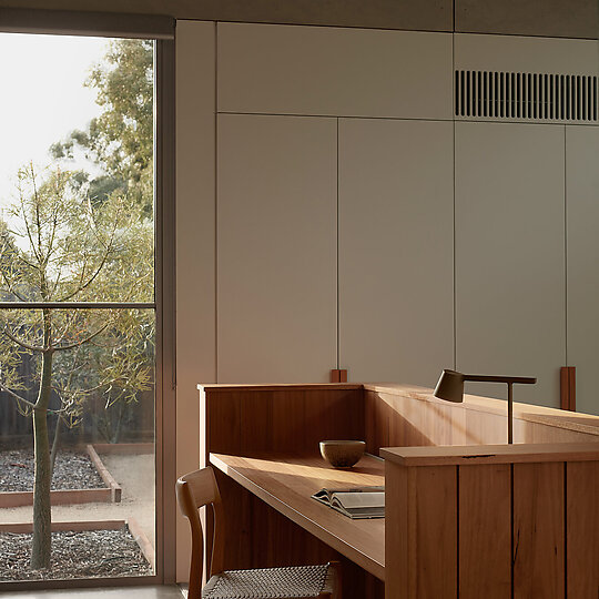 Interior photograph of Forest Road House by Ben Hosking