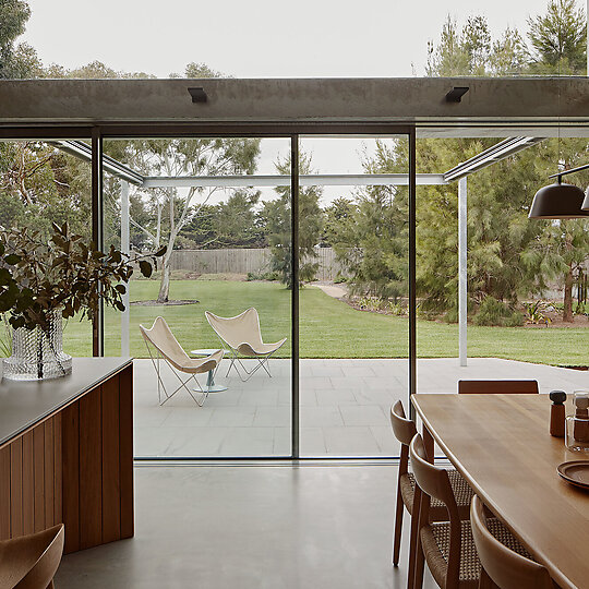 Interior photograph of Forest Road House by Ben Hosking