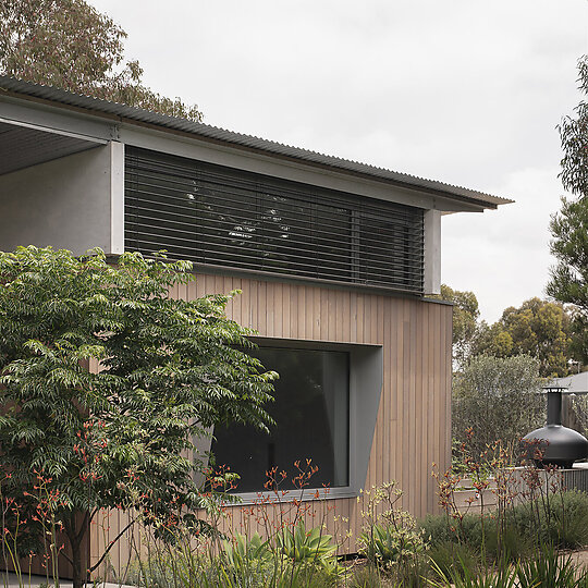 Interior photograph of Forest Road House by Ben Hosking