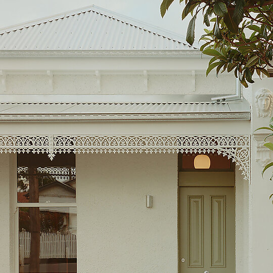 Interior photograph of Brunswick West House by Pier Carthew