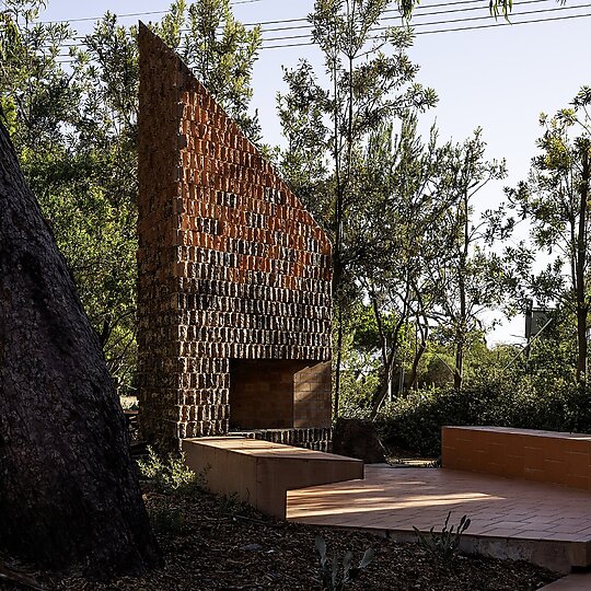 Interior photograph of Burnt Earth Beach House by Trevor Mein