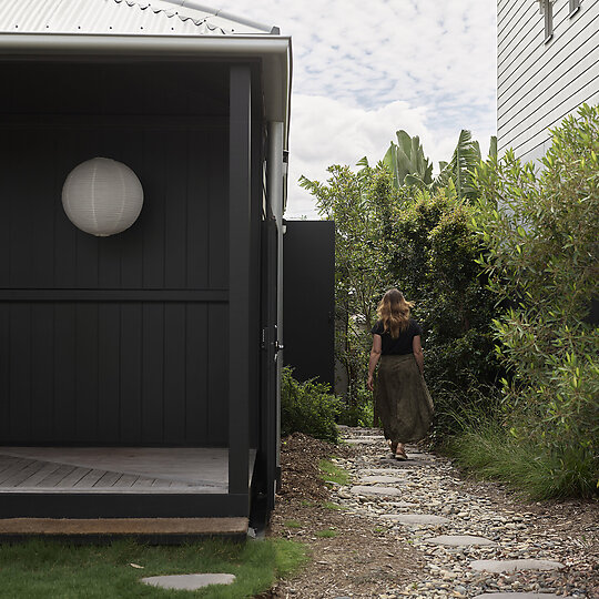 Interior photograph of Niwa House by Toby Scott