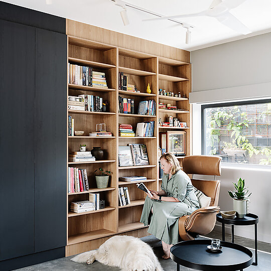 Interior photograph of Passive Pleat by Marnie Hawson