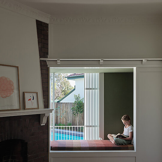 Interior photograph of Surrey Hills Residence by Christopher Frederick Jones