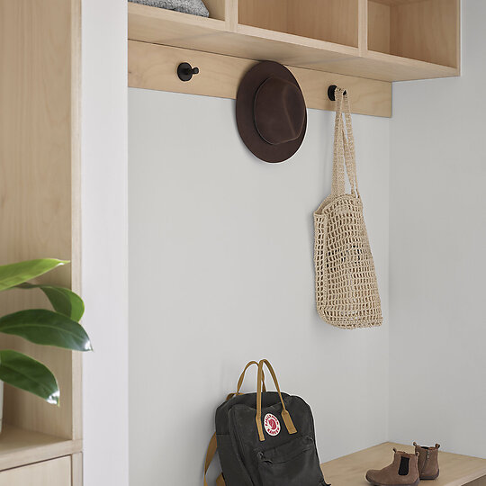 Interior photograph of Dachshund House by Toby Scott