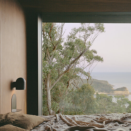 Interior photograph of Maitland Bay House by Rory Gardiner