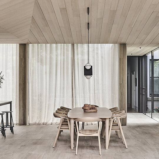 Interior photograph of Butterfly House by Tom Blachford