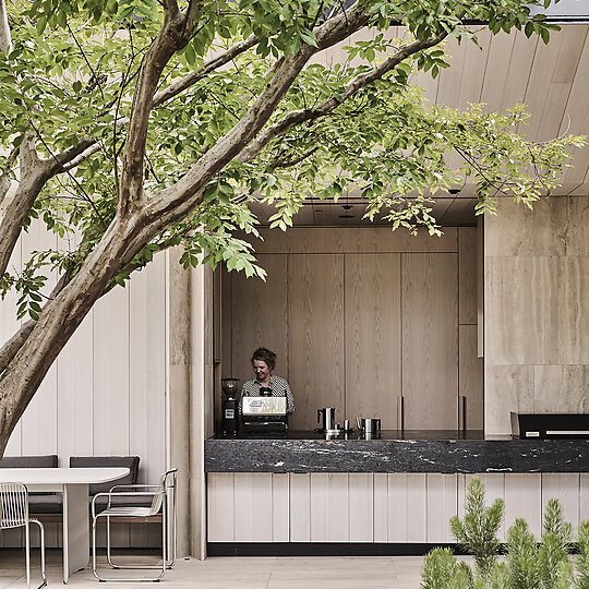 Interior photograph of Butterfly House by Tom Blachford