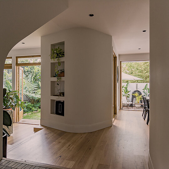 Interior photograph of 39S House by Andrew Noonan