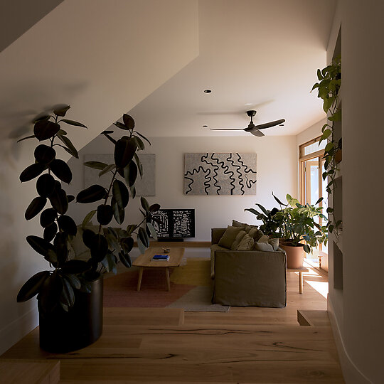 Interior photograph of 39S House by Andrew Noonan