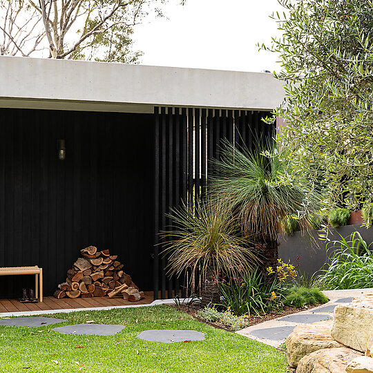 Interior photograph of Ripple House by Simon Whitbread