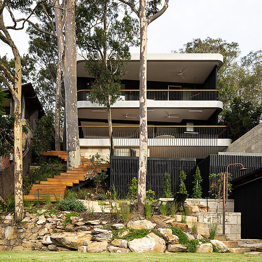 Interior photograph of Ripple House by Simon Whitbread