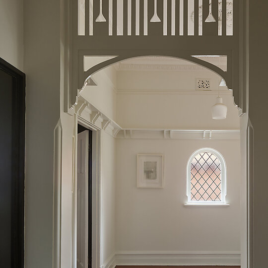 Interior photograph of Six Chimney House by CFJ