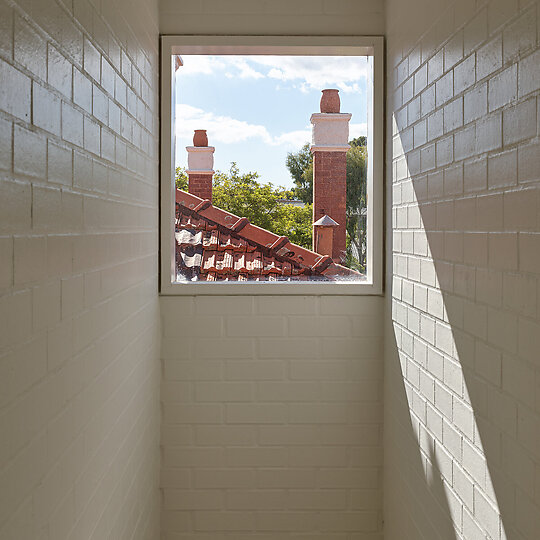 Interior photograph of Six Chimney House by CFJ