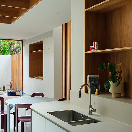 Interior photograph of Apartment in a Terrace House by Clinton Weaver