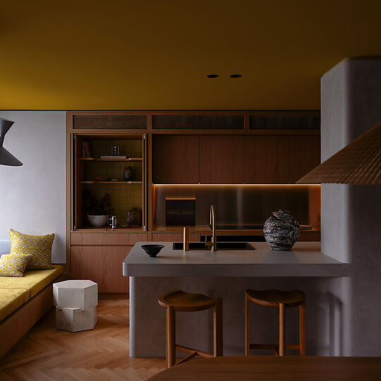Interior photograph of Montage Apartment by Felix Forest