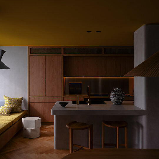 Interior photograph of Montage Apartment by Felix Forest