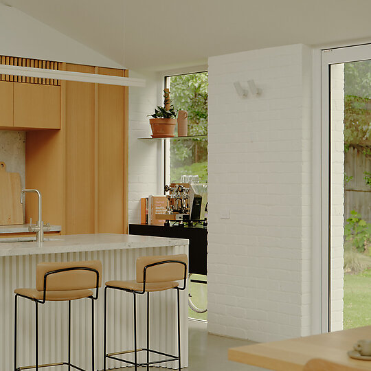Interior photograph of Goodwin House by Tom Ross