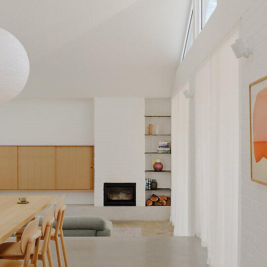 Interior photograph of Goodwin House by Tom Ross