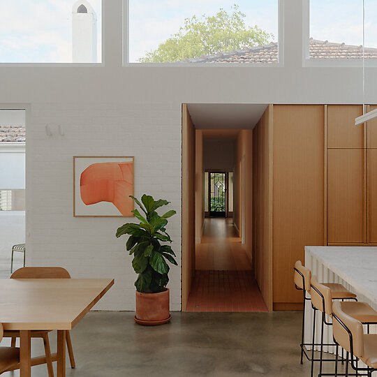 Interior photograph of Goodwin House by Tom Ross