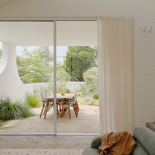 Interior photograph of Goodwin House by Tom Ross