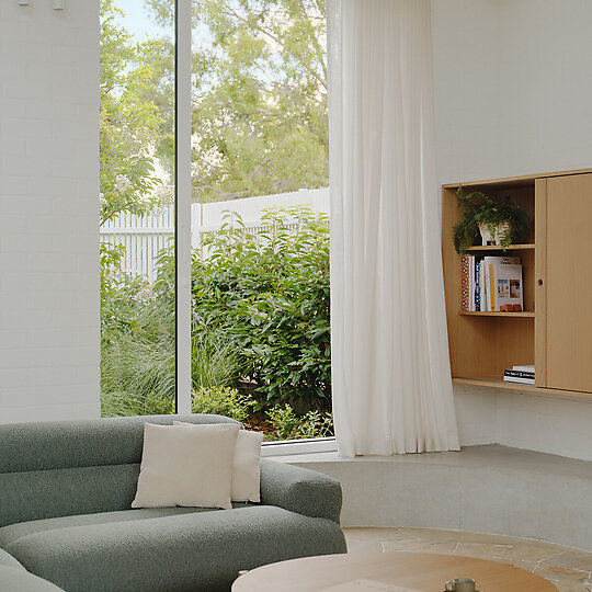 Interior photograph of Goodwin House by Tom Ross