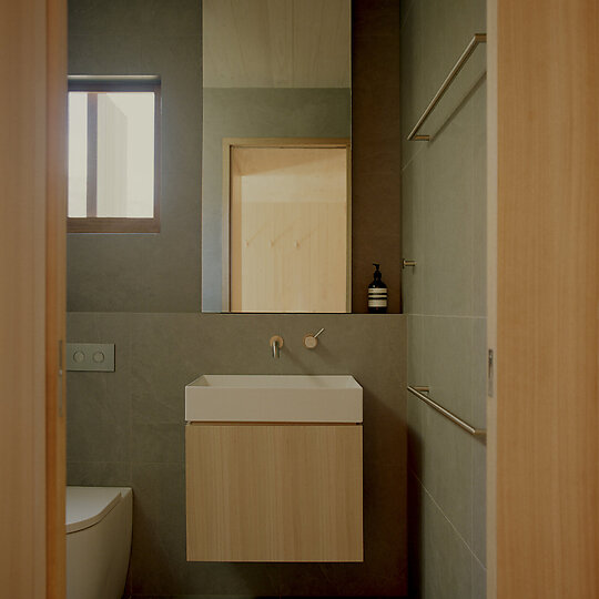 Interior photograph of Practice Ground by Saskia Wilson