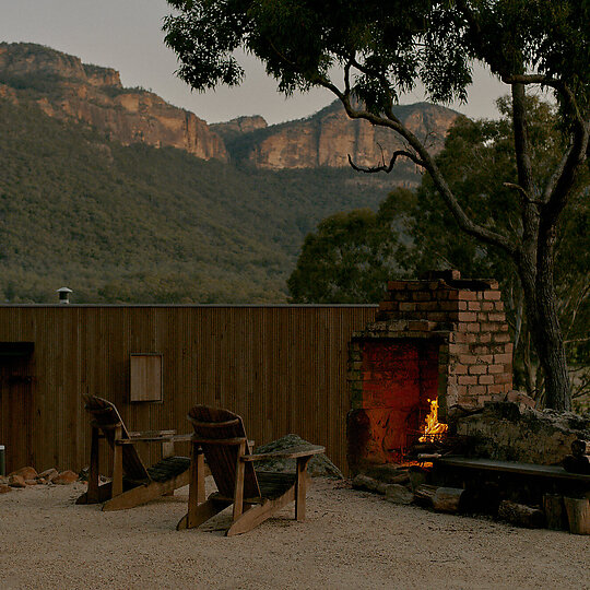 Interior photograph of Practice Ground by Saskia Wilson