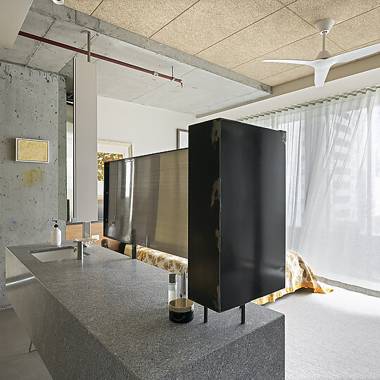 Interior photograph of should i stay or should i go by Emma Cross