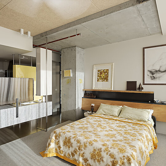 Interior photograph of should i stay or should i go by Emma Cross