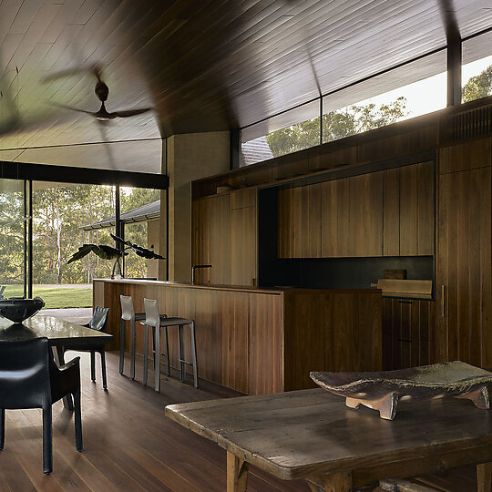 Interior photograph of Howqua River Lodge by Anson Smart Photography