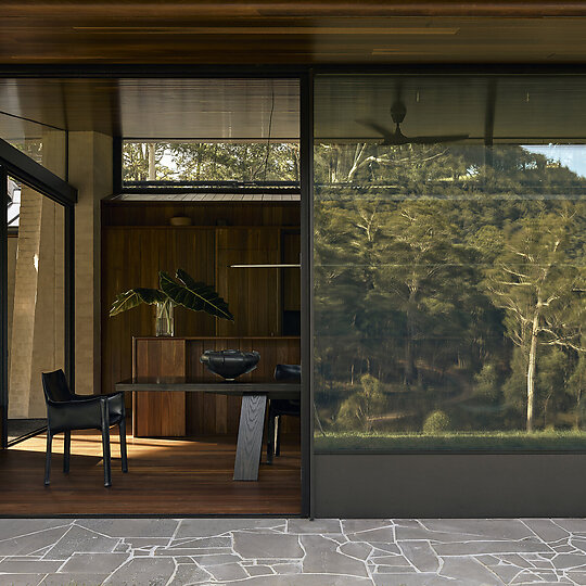 Interior photograph of Howqua River Lodge by Anson Smart Photography