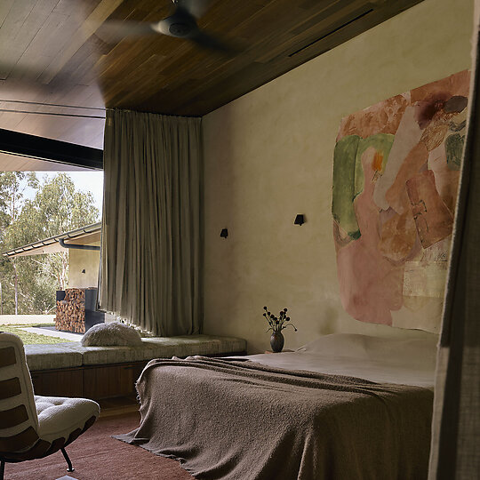 Interior photograph of Howqua River Lodge by Anson Smart Photography