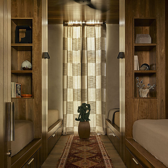 Interior photograph of Howqua River Lodge by Anson Smart Photography