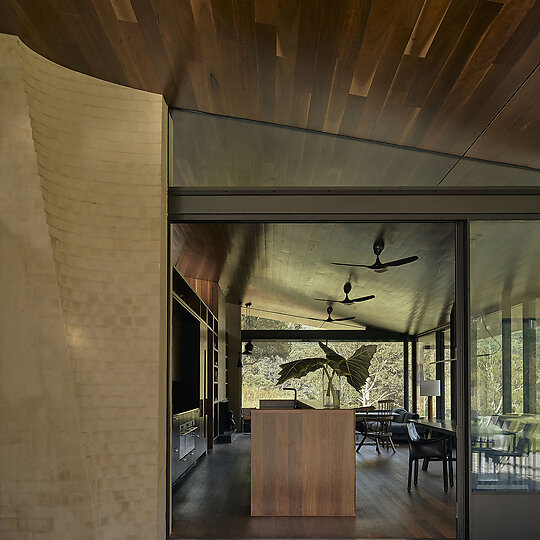 Interior photograph of Howqua River Lodge by Anson Smart Photography