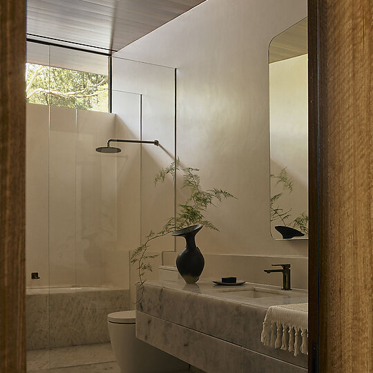 Interior photograph of Howqua River Lodge by Anson Smart Photography