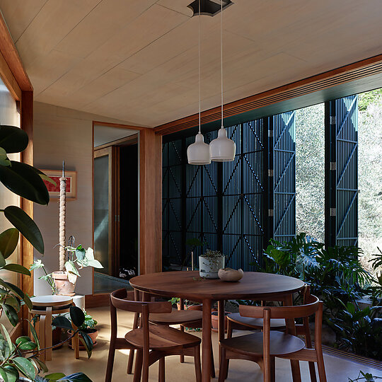 Interior photograph of West End Shadehouse by Christopher Frederick Jones