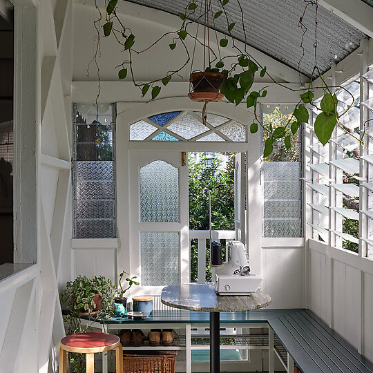 Interior photograph of West End Shadehouse by Christopher Frederick Jones
