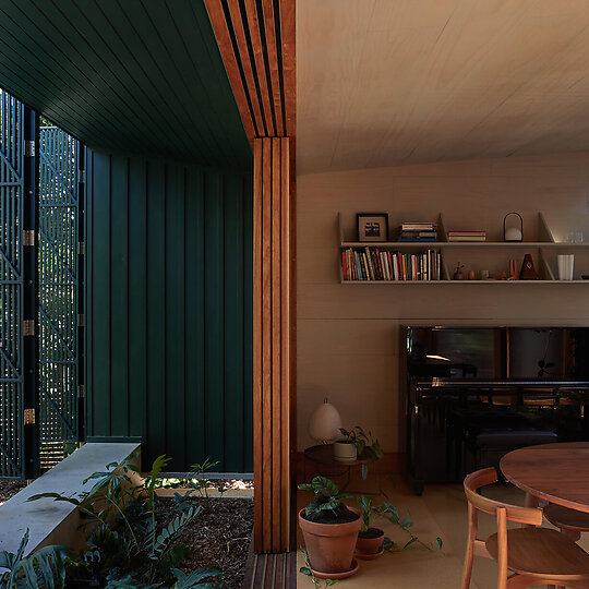 Interior photograph of West End Shadehouse by Christopher Frederick Jones