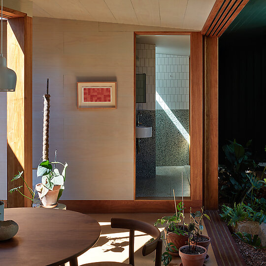 Interior photograph of West End Shadehouse by Christopher Frederick Jones