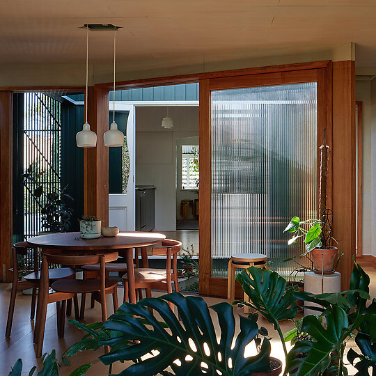 Interior photograph of West End Shadehouse by Christopher Frederick Jones
