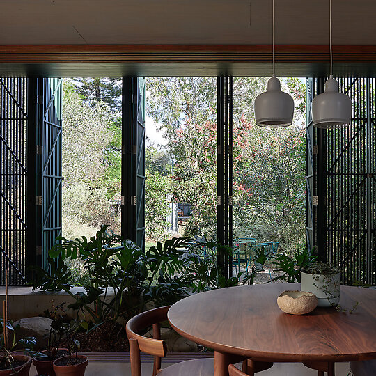 Interior photograph of West End Shadehouse by Christopher Frederick Jones